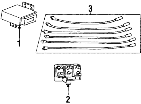 1999 Plymouth Neon Powertrain Control Engine Controller Module Diagram for 5269819AG