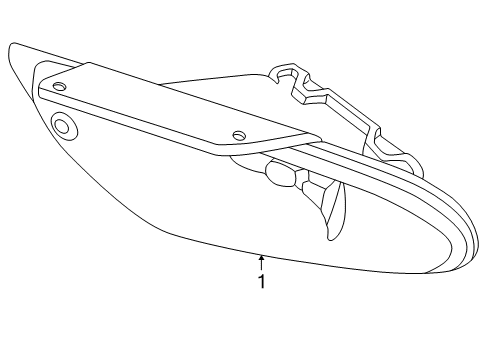 2002 Chrysler 300M Fog Lamps Fog Lamp Diagram for 4574827AB