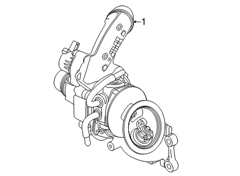 2020 Buick Encore GX Exhaust Manifold Heat Shield Diagram for 55515029