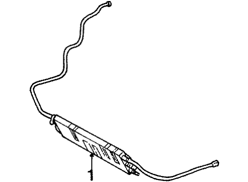 2002 Lincoln Continental Power Steering Oil Cooler Power Steering Cooler Diagram for F7OY-3D746-A