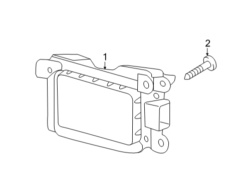 2015 Kia K900 Electrical Components Unit-Blind Spot Detection Diagram for 958213T000