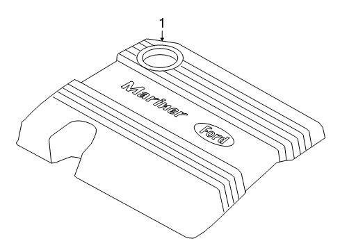 Diagram for 2007 Mercury Mariner Engine Appearance Cover