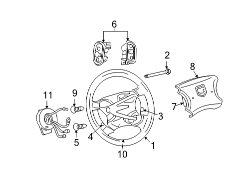 2007 Dodge Dakota Steering Column & Wheel, Steering Gear & Linkage Bolt-HEXAGON FLANGE Head Diagram for 6507294AA