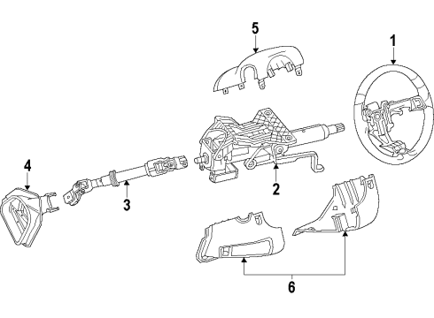 2010 Saab 9-5 Steering Column & Wheel, Steering Gear & Linkage Seal-Steering Column Dash Outer Diagram for 13219355