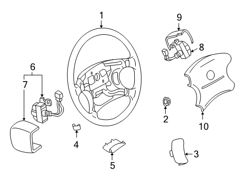 2002 Nissan Quest Cruise Control System Controller Assy-ASCD Diagram for 18930-2Z300