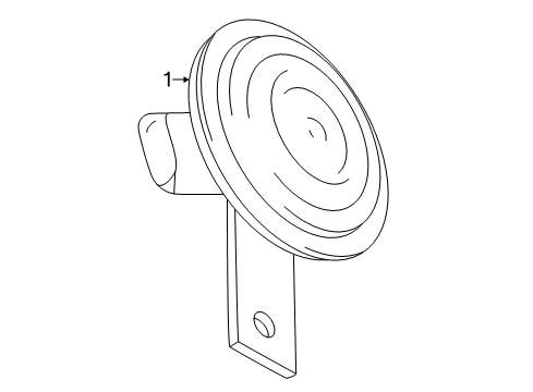 Diagram for 2007 Buick Rendezvous Horn