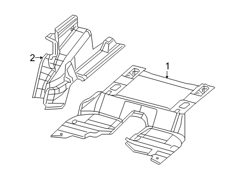 2022 Jeep Wrangler Interior Trim - Quarter Panels Carpet-WHEELHOUSE Diagram for 6SQ61TX7AA