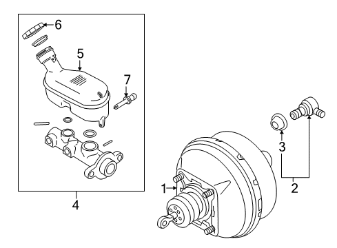 2005 Pontiac Montana Hydraulic System Valve Asm-Brake Propn Rear Diagram for 10420482