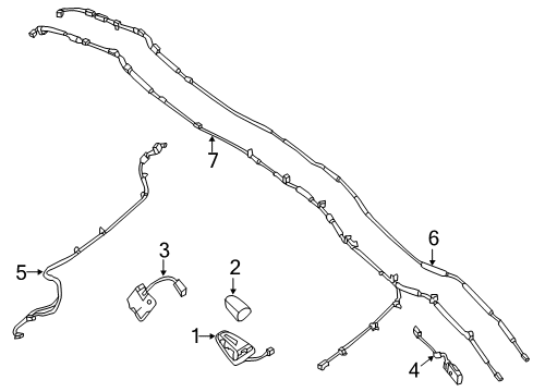 2014 Nissan Sentra Antenna & Radio Switch-Ambience Diagram for 28208-1EA0B