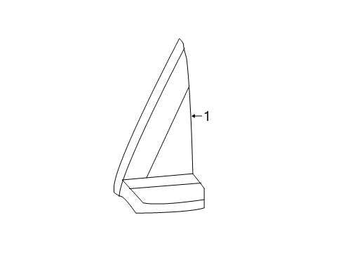 2018 Chevrolet Equinox Exterior Trim - Fender Molding Diagram for 84107340