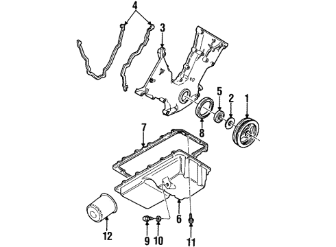 1995 Lincoln Mark VIII Filters Fuel Filter Diagram for F1SZ-9155-A