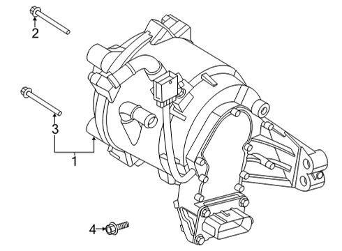 2021 Kia Sorento Alternator Bolt-Flange Diagram for 1140410456K
