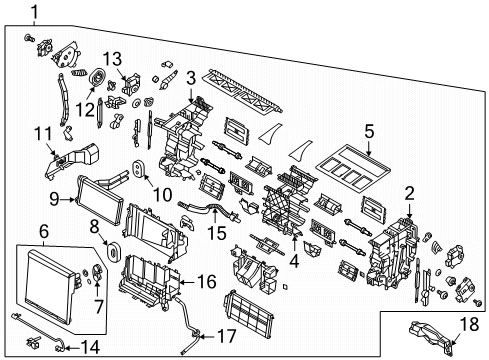 1992 Hyundai Elantra Engine & Trans Mounting Member Assembly, Center Diagram for 21700-28000