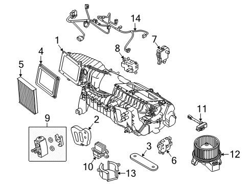 2011 Ford Mustang Switches & Sensors Wire Harness Diagram for AR3Z-18B574-A