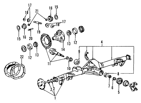 1989 Mercury Colony Park Instruments & Gauges Speedometer Cable Assembly Diagram for E3MZ-9A820-A