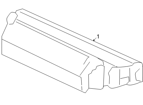 2008 Honda Civic High Mount Lamps Light Assy., High Mount Stop Diagram for 34270-SNC-A02