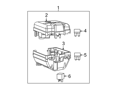 2021 Ram ProMaster City Fuse & Relay Fuse-Maxi Diagram for 68113058AA