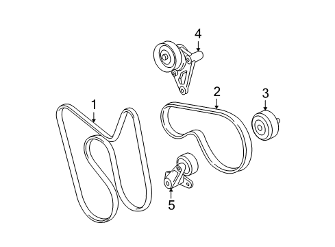 Diagram for 2010 Cadillac Escalade EXT Belts & Pulleys, Maintenance