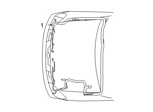 2011 Nissan Titan Wiring Harness Harness Assy-Engine Room Diagram for 24012-9FE0A