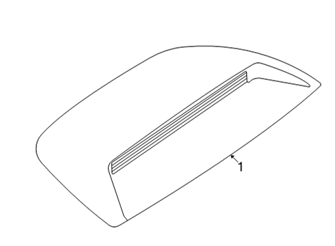 2021 Nissan Sentra High Mount Lamps Stop Lamp Assembly-High Mounting Diagram for 26590-6LA0A