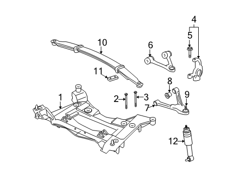 2013 Chevrolet Corvette Front Suspension, Lower Control Arm, Upper Control Arm, Ride Control, Stabilizer Bar, Suspension Components Front Spring Assembly Diagram for 15233398