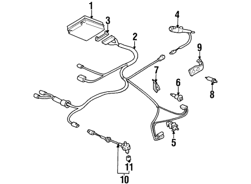 1987 Jeep Comanche Switches Switch-HEADLAMP Diagram for 56001197