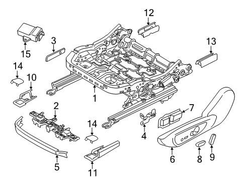 2019 Lincoln MKZ Tracks & Components Seat Switch Diagram for HP5Z-14A701-AQ