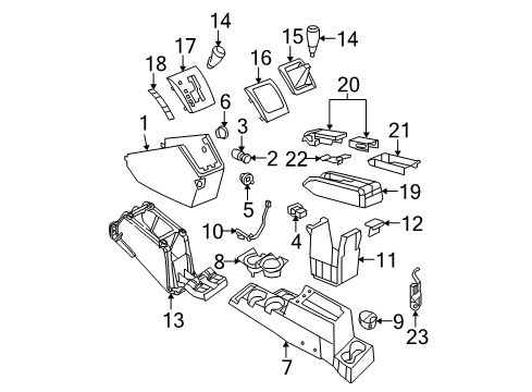 2007 Dodge Caliber Switches Switch-Pod Diagram for 4602715AD