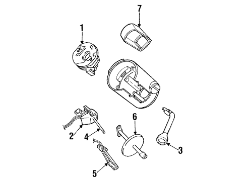 1989 Chrysler New Yorker Switches Switch Diagram for 4565319