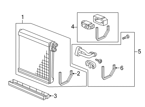 2011 Honda Odyssey Air Conditioner Pipe Sub-Assy. Diagram for 80216-TK8-A42