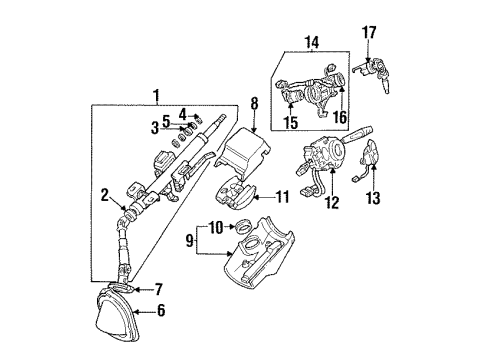 1994 Mitsubishi Mirage Switches Switch Engine Starting Diagram for MB903644