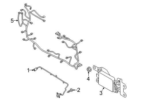 2019 Hyundai Santa Fe Cruise Control System Unit Assembly-FR View Camera Diagram for 99250-S2000