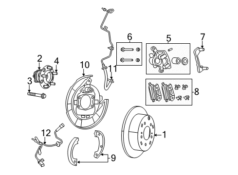 2014 Chrysler 200 Parking Brake Cable-Parking Brake Diagram for 5085746AG