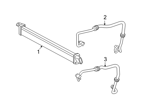 2008 BMW 750i Oil Cooler Engine Oil Cooler Diagram for 17217966251