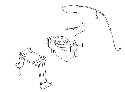 2001 Hyundai Santa Fe Cruise Control System Module Assembly-Automatic Cruise Diagram for 96410-26200