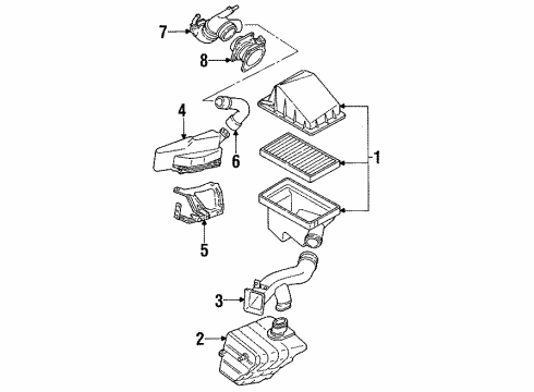 1995 Infiniti G20 Powertrain Control Reman Engine Control Module Diagram for 2371M-0J203RE