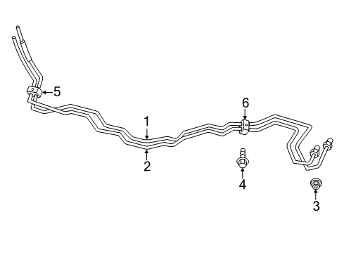 2009 Dodge Durango Rear A/C Lines O Ring-A/C Line Diagram for 5072461AB