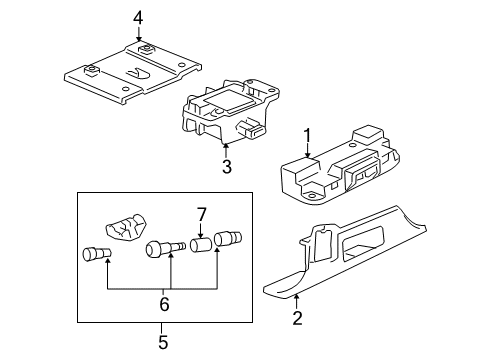 2005 Honda Pilot Tire Pressure Monitoring Valve Assembly, Tpms Diagram for 06422-S9V-A02