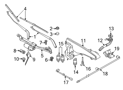 2008 BMW X5 Senders Torx-Bolt With Washer Diagram for 07147139404