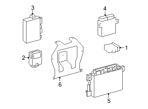 2009 Dodge Sprinter 2500 Powertrain Control Module Diagram for 68059577AA