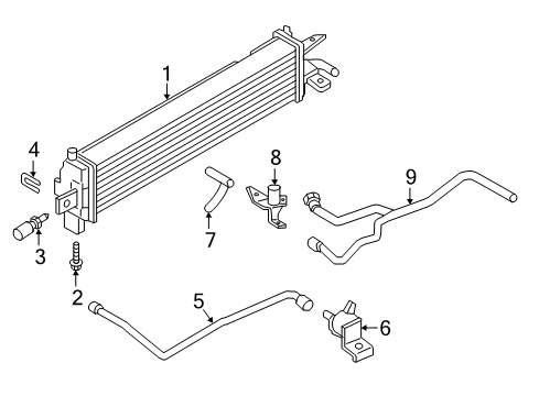 2018 Ford Escape Powertrain Control Inlet Hose Diagram for GV6Z-18472-J