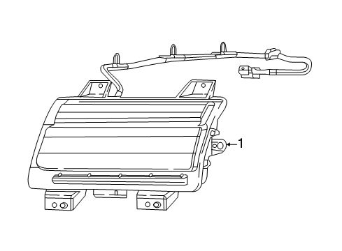 2019 Jeep Wrangler Park & Signal Lamps LAMP-PARK AND TURN SIGNAL Diagram for 55112884AG