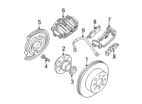 2007 Chevrolet Silverado 1500 Rear Brakes Cylinder Kit, Rear Brake Diagram for 19133369