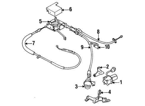 1994 Mitsubishi Mirage Fuel Supply Fuel Pump Diagram for MR508115