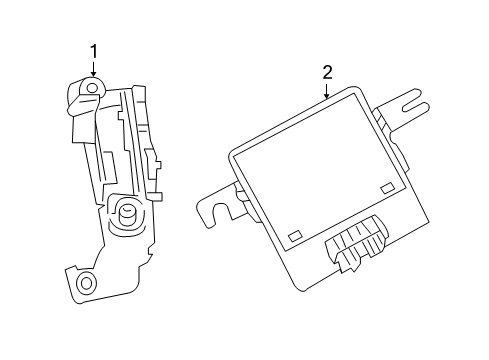 2011 Jeep Patriot Ride Control Sensor-Dynamics Diagram for 56029429AA