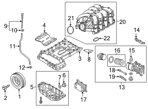 2019 Genesis G80 Throttle Body Etc-Actuator Diagram for 351003L000