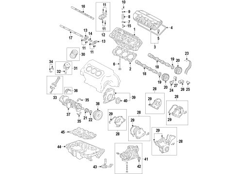 2013 Acura ZDX Engine Parts, Mounts, Cylinder Head & Valves, Camshaft & Timing, Oil Pan, Oil Pump, Crankshaft & Bearings, Pistons, Rings & Bearings, Variable Valve Timing Solenoid Assembly Diagram for 36171-RYE-A01