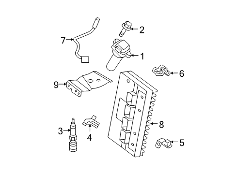 2005 Dodge Magnum Ignition System Ignition Coil Diagram for 4609088AI