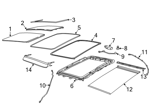 2020 Jeep Compass Sunroof Switch-SUNROOF Diagram for 6AC23PS4AA