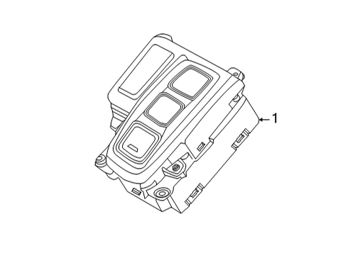 2022 Hyundai Santa Fe Console Lever Complete-Shift By Wire Diagram for 467W0-S1100-PPJ